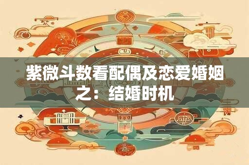 紫微斗数看配偶及恋爱婚姻之：结婚时机