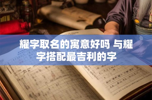 耀字取名的寓意好吗 与耀字搭配最吉利的字