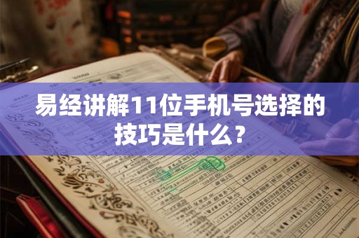 易经讲解11位手机号选择的技巧是什么？