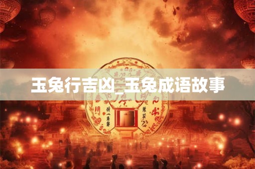 玉兔行吉凶_玉兔成语故事