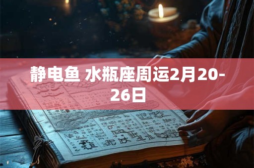静电鱼 水瓶座周运2月20-26日