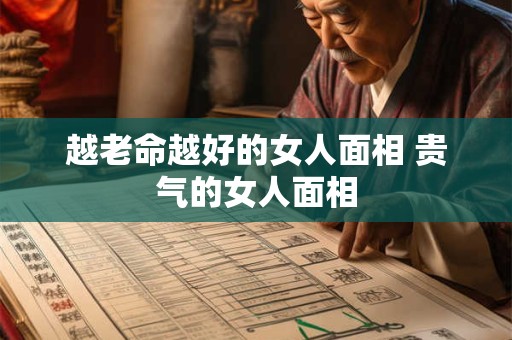 越老命越好的女人面相 贵气的女人面相
