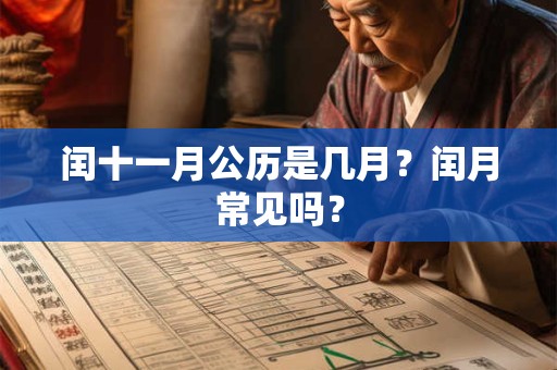 闰十一月公历是几月？闰月常见吗？