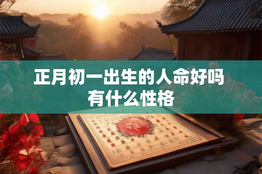 正月初一出生的人命好吗 有什么性格