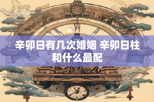 辛卯日有几次婚姻 辛卯日柱和什么最配