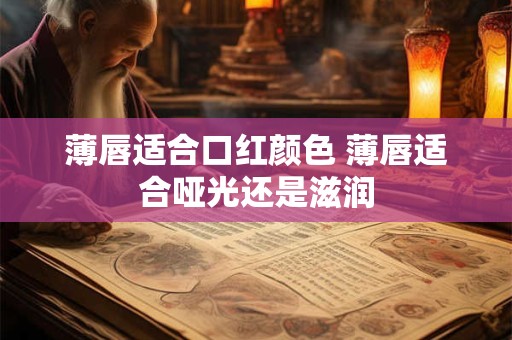 薄唇适合口红颜色 薄唇适合哑光还是滋润