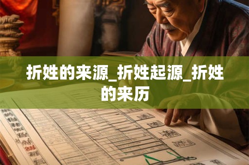 折姓的来源_折姓起源_折姓的来历