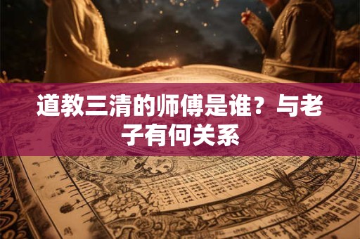道教三清的师傅是谁？与老子有何关系