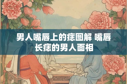 男人嘴唇上的痣图解 嘴唇长痣的男人面相
