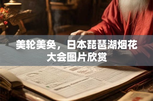 美轮美奂，日本琵琶湖烟花大会图片欣赏