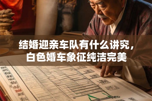 结婚迎亲车队有什么讲究，白色婚车象征纯洁完美