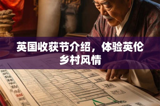 英国收获节介绍，体验英伦乡村风情