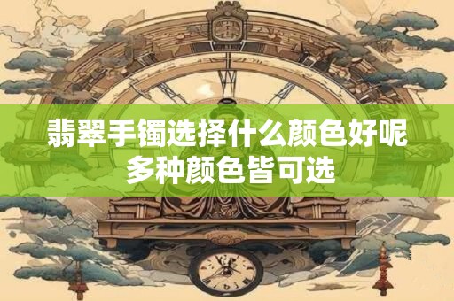 翡翠手镯选择什么颜色好呢 多种颜色皆可选
