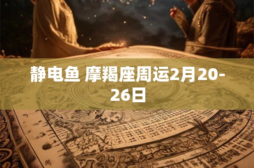 静电鱼 摩羯座周运2月20-26日