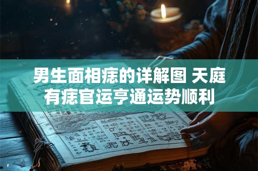 男生面相痣的详解图 天庭有痣官运亨通运势顺利