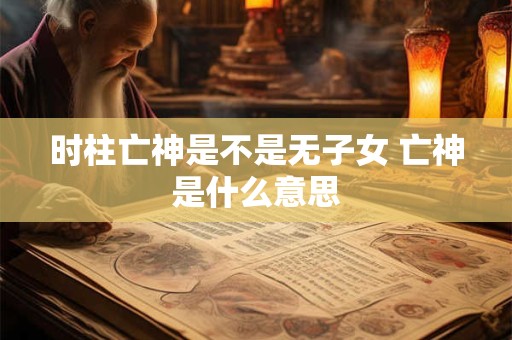 时柱亡神是不是无子女 亡神是什么意思