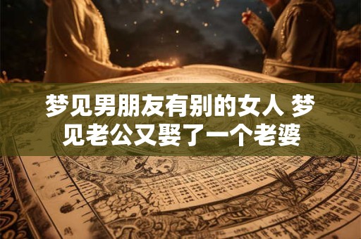 梦见男朋友有别的女人 梦见老公又娶了一个老婆