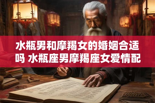 水瓶男和摩羯女的婚姻合适吗 水瓶座男摩羯座女爱情配对