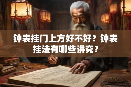 钟表挂门上方好不好？钟表挂法有哪些讲究？
