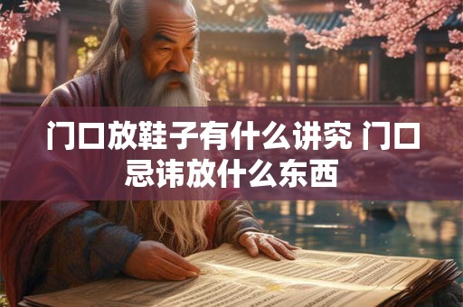 门口放鞋子有什么讲究 门口忌讳放什么东西