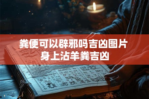 粪便可以辟邪吗吉凶图片 身上沾羊粪吉凶
