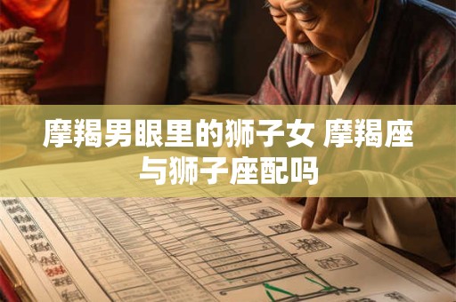 摩羯男眼里的狮子女 摩羯座与狮子座配吗