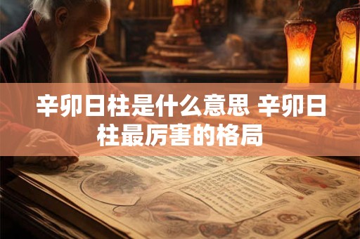 辛卯日柱是什么意思 辛卯日柱最厉害的格局