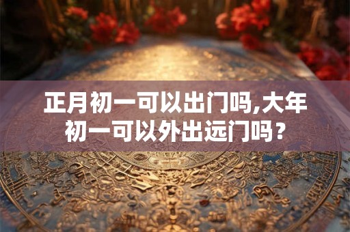 正月初一可以出门吗,大年初一可以外出远门吗？