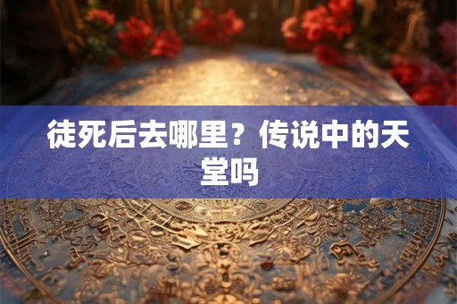 徒死后去哪里？传说中的天堂吗