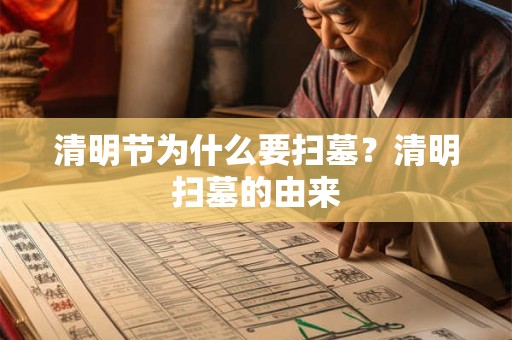 清明节为什么要扫墓？清明扫墓的由来