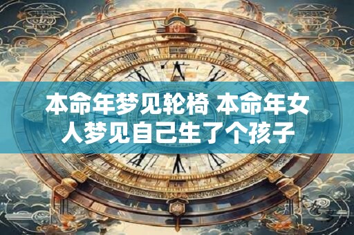 本命年梦见轮椅 本命年女人梦见自己生了个孩子