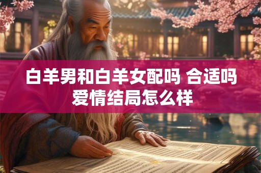 白羊男和白羊女配吗 合适吗 爱情结局怎么样