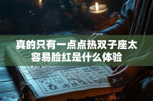 真的只有一点点热双子座太容易脸红是什么体验