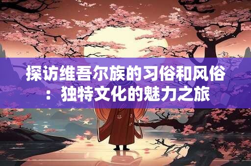 探访维吾尔族的习俗和风俗：独特文化的魅力之旅