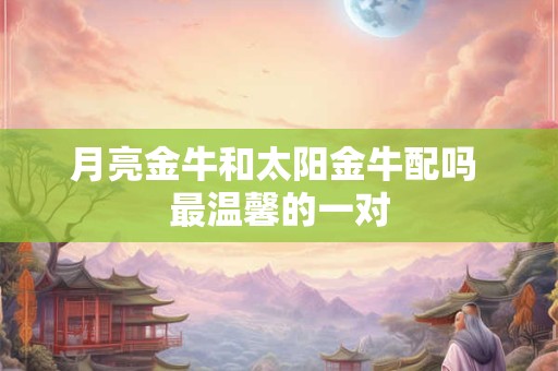 月亮金牛和太阳金牛配吗 最温馨的一对