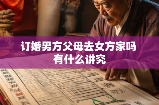 订婚男方父母去女方家吗 有什么讲究