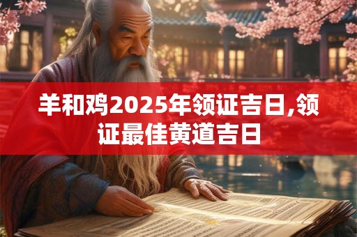 羊和鸡2025年领证吉日,领证最佳黄道吉日