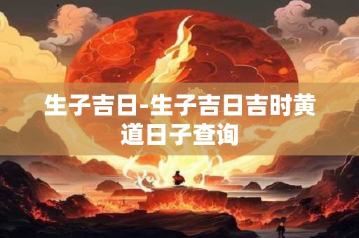 生子吉日-生子吉日吉时黄道日子查询