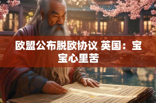 欧盟公布脱欧协议 英国：宝宝心里苦