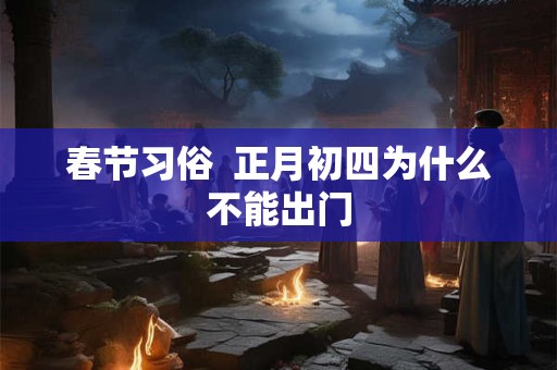 春节习俗  正月初四为什么不能出门