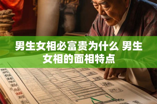 男生女相必富贵为什么 男生女相的面相特点
