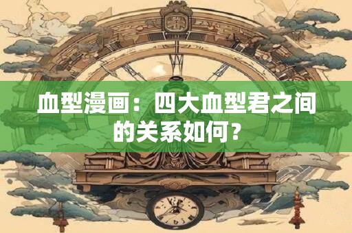 详细阅读:血型漫画:四大血型君之间的关系如何? 血型漫画:四大血型君之间的关系如何?