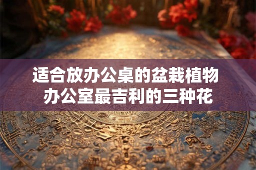 适合放办公桌的盆栽植物 办公室最吉利的三种花