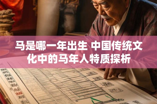马是哪一年出生 中国传统文化中的马年人特质探析