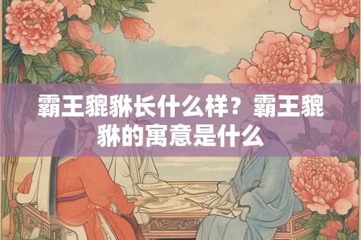霸王貔貅长什么样？霸王貔貅的寓意是什么