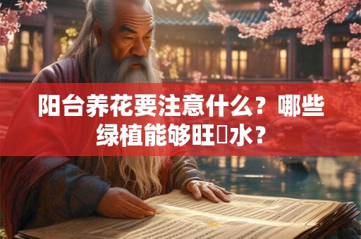 阳台养花要注意什么？哪些绿植能够旺風水？