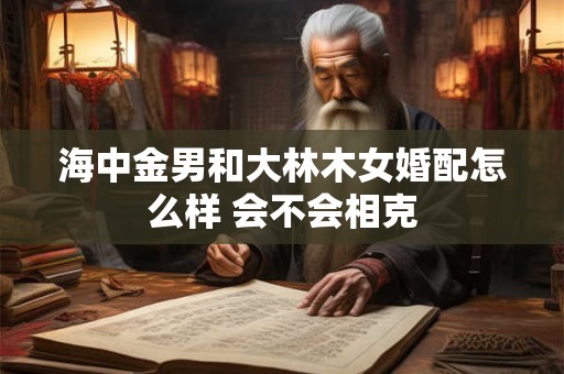 海中金男和大林木女婚配怎么样 会不会相克