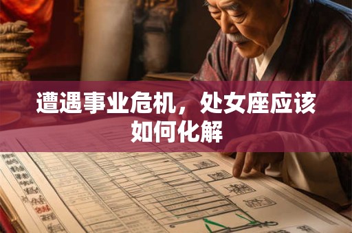 遭遇事业危机，处女座应该如何化解