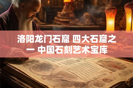 洛阳龙门石窟 四大石窟之一 中国石刻艺术宝库