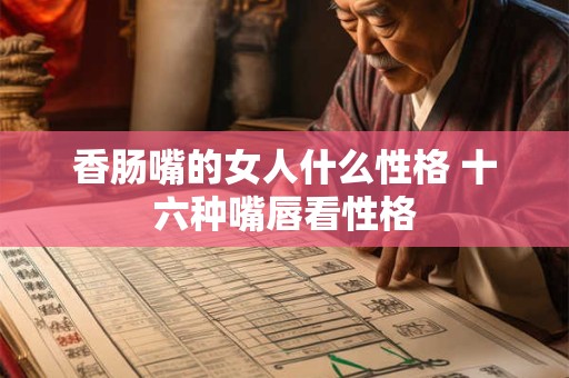 香肠嘴的女人什么性格 十六种嘴唇看性格
